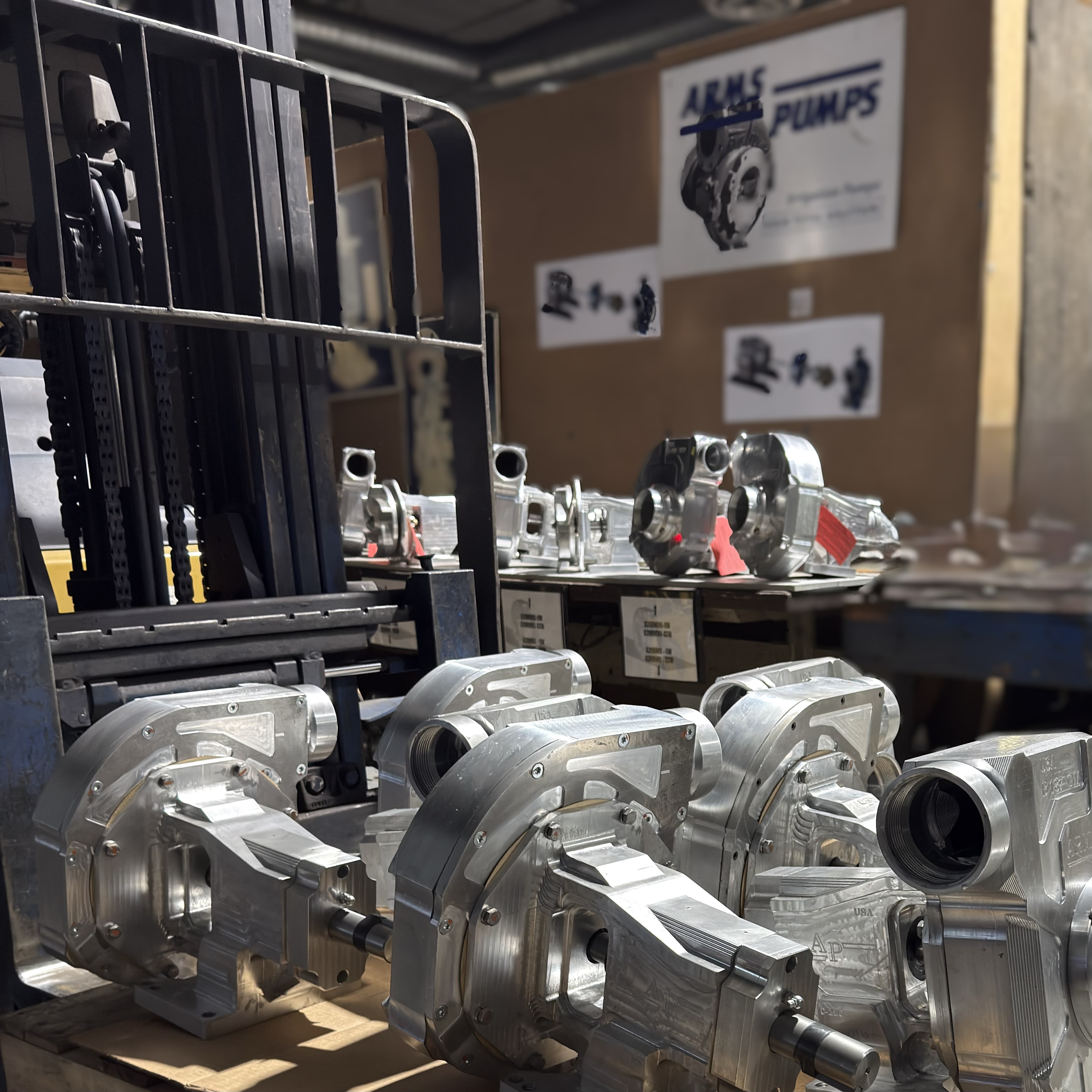 Finished pumps