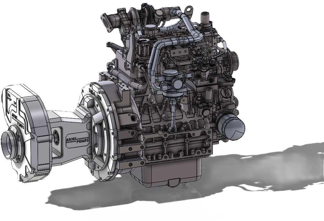 SAE Engine Drive Pump